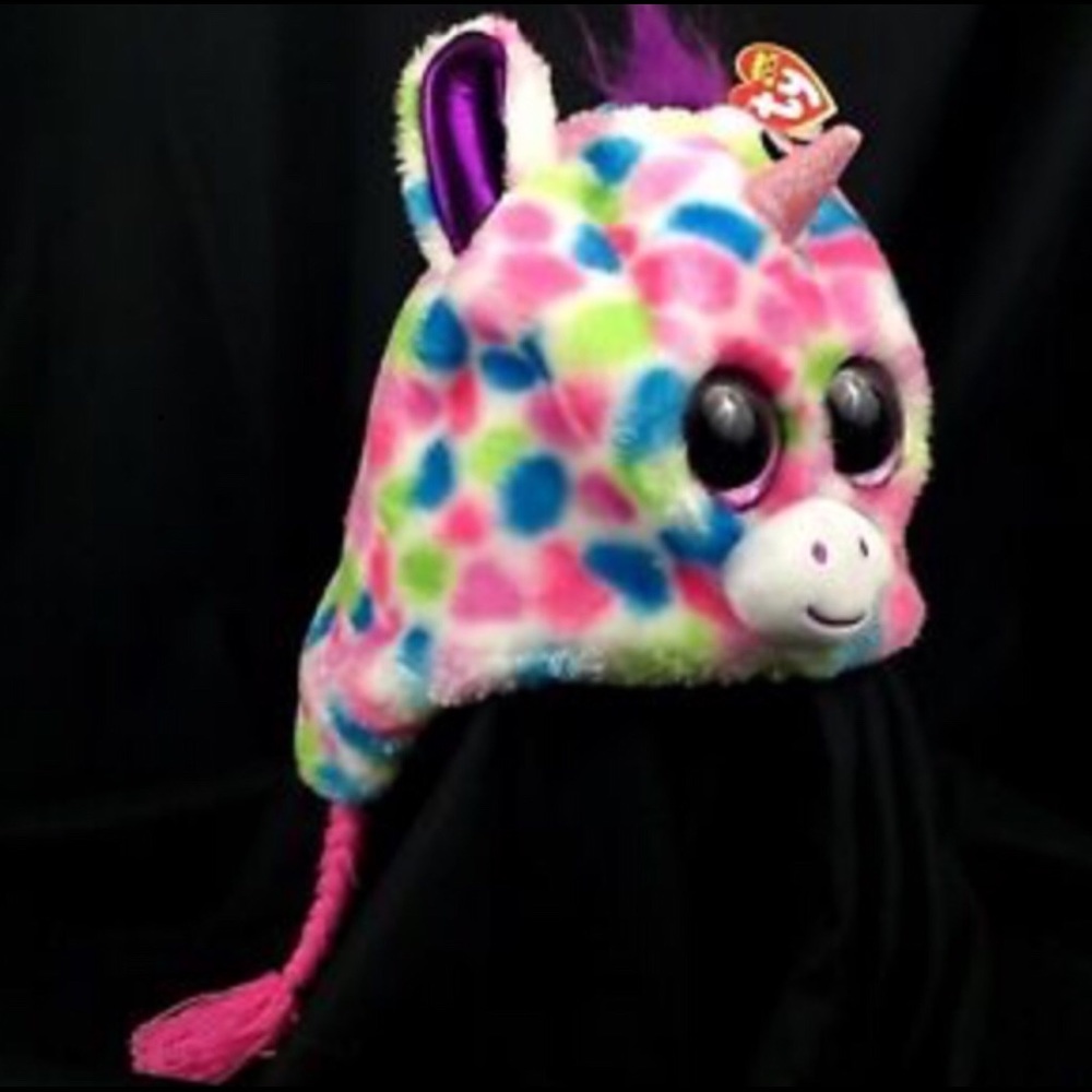 Ty Child's  Unicorn Winter Hat Pink